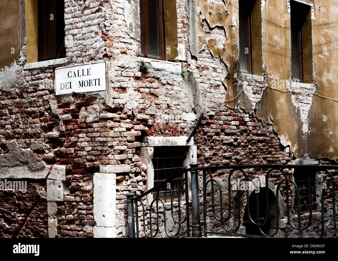 Calle dei Morti, S. Polo distretto, Venezia, Veneto, Italia, Europa Foto Stock