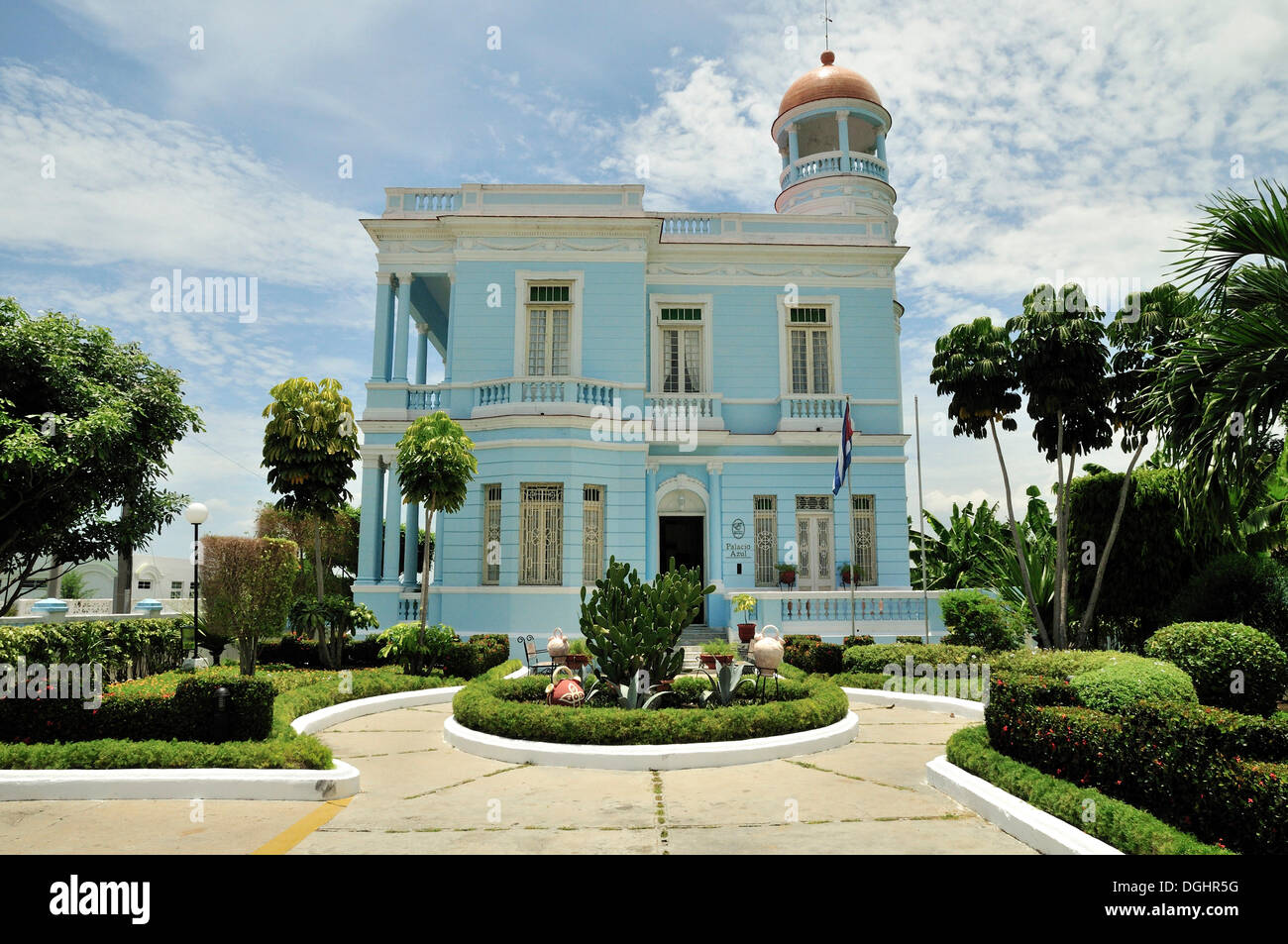 Palacio Azul, Blue Palace, ora un hotel, Cienfuegos, Cuba, Caraibi Foto Stock