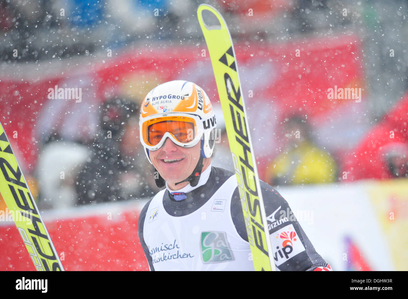 Ivica Kostelic, Croazia, Coppa del Mondo di sci, Garmisch-Partenkirchen, Bavaria Foto Stock