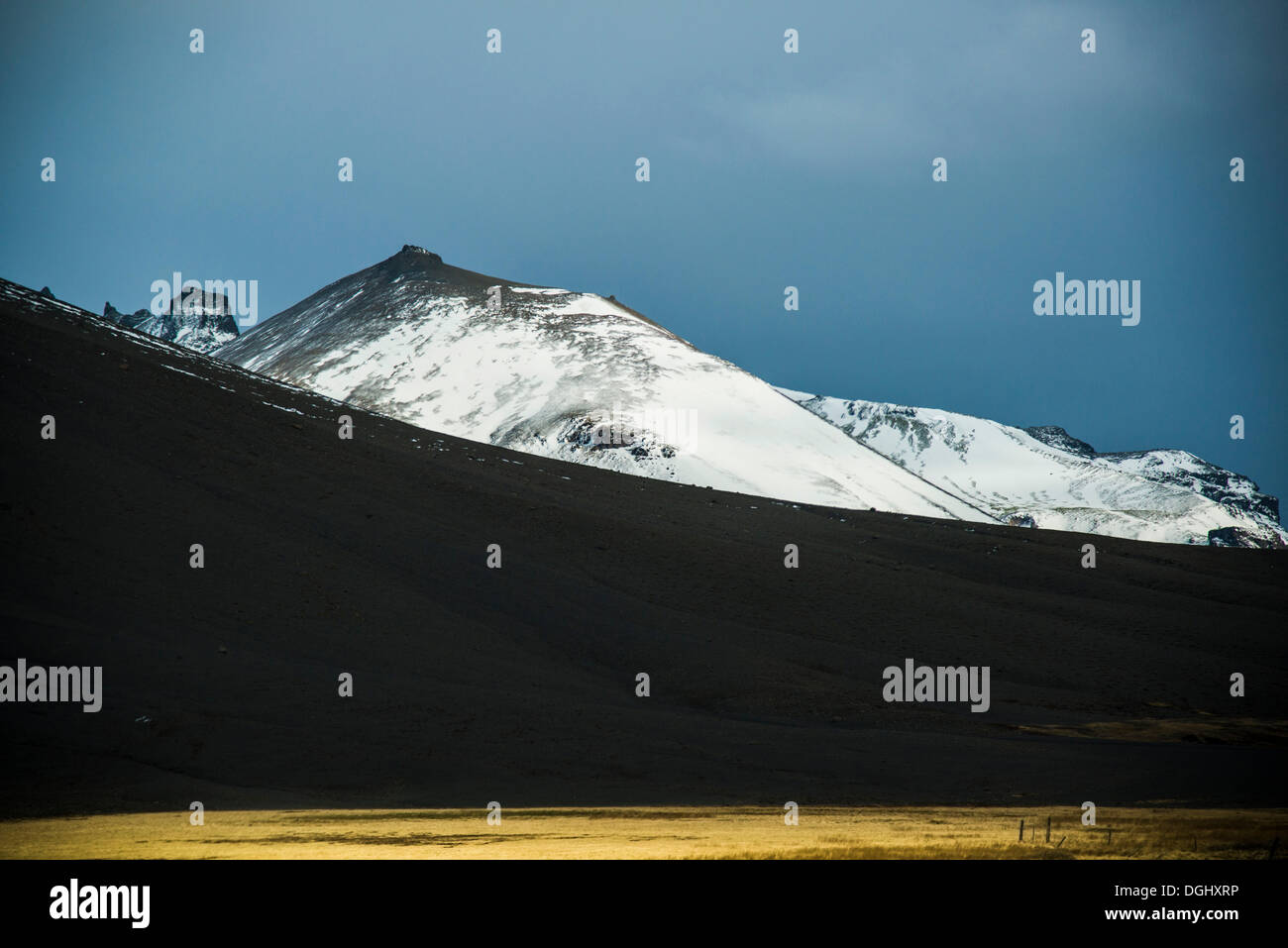 Cresta del ghiacciaio Vatnajoekull, Vatnajökull-Nationalpark, Sudurland, Islanda Foto Stock