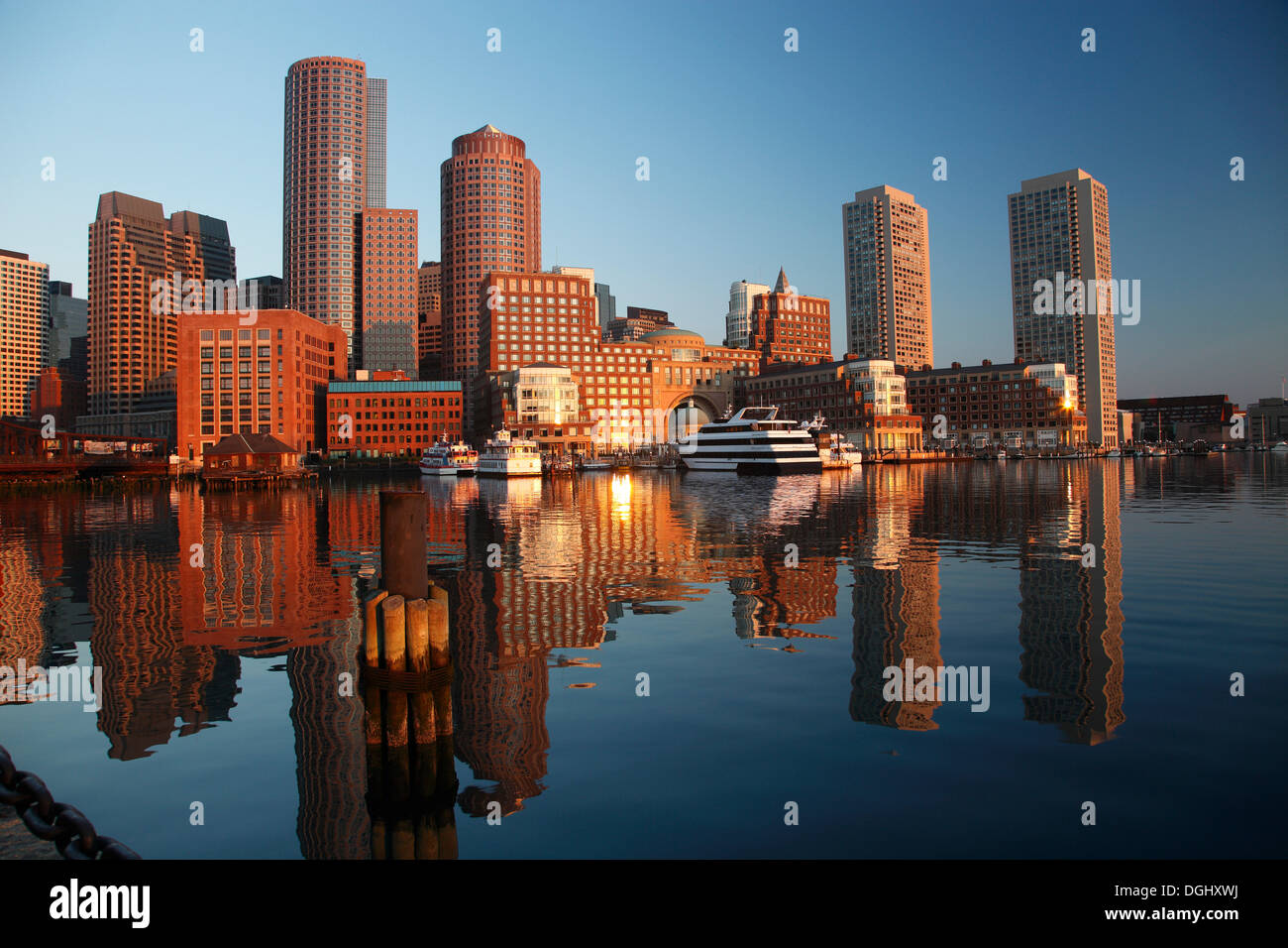 Waterfront, Città di Boston, Massachusetts, New England, STATI UNITI D'AMERICA, Boston, Massachusetts, Stati Uniti Foto Stock