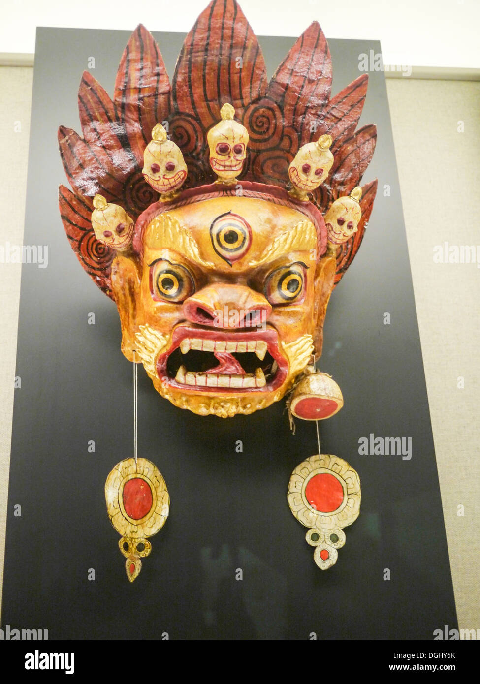 La Cina, il Museo di Shanghai cinese raccolta maschera Foto Stock