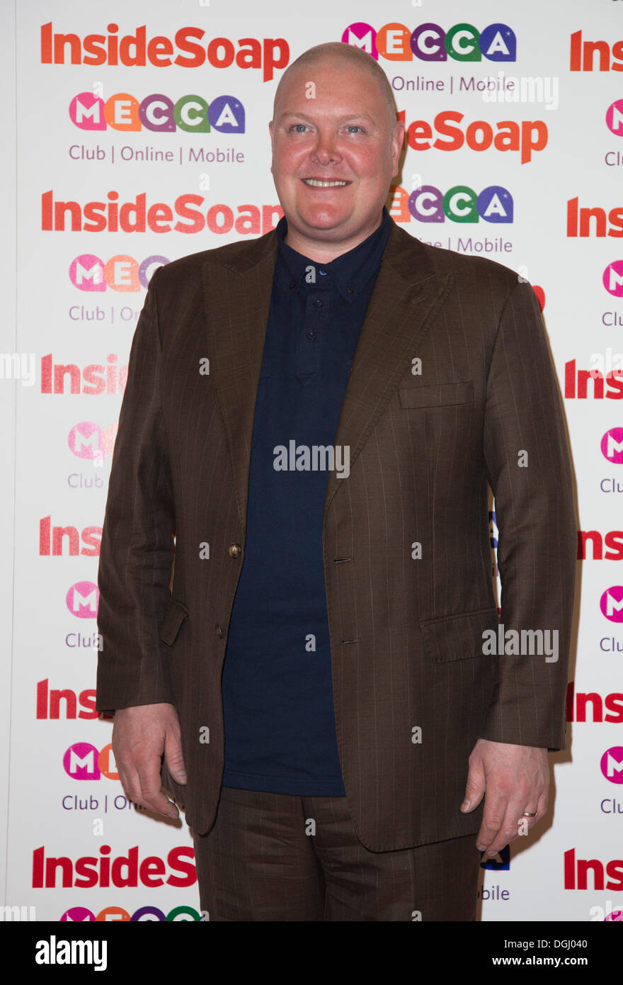 Londra, Regno Unito. Il 21 ottobre 2013. Attore Emmerdale Domenico Scotto all'interno Soap Awards sponsorizzato dalla Mecca. Foto: Nick Savage/Alamy Live News Foto Stock