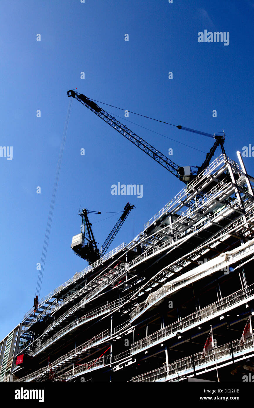 Edifici in costruzione a Londra in Inghilterra Foto Stock