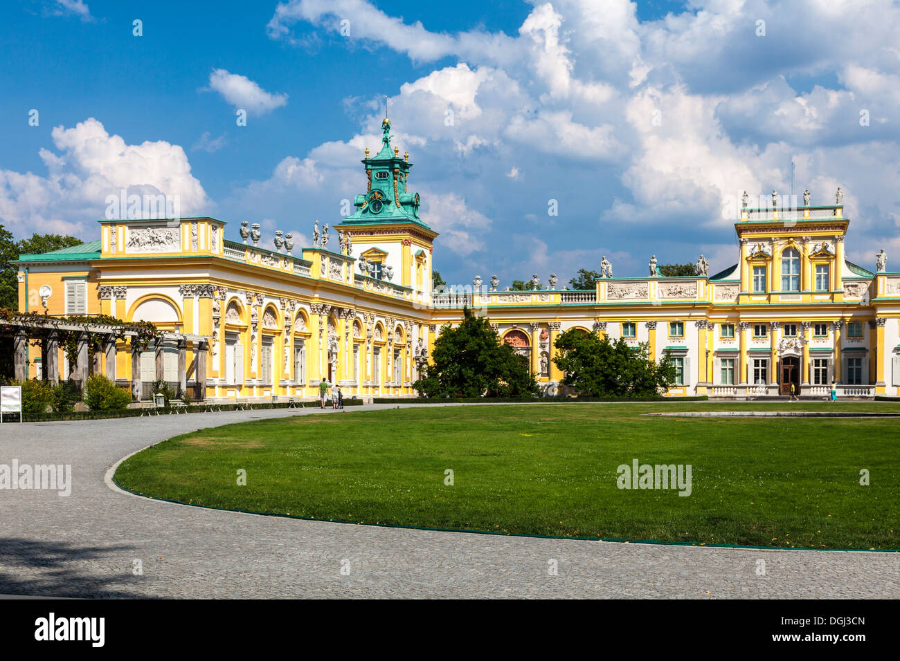 Il XVII secolo Wilanow Palazzo Reale di Varsavia. Foto Stock