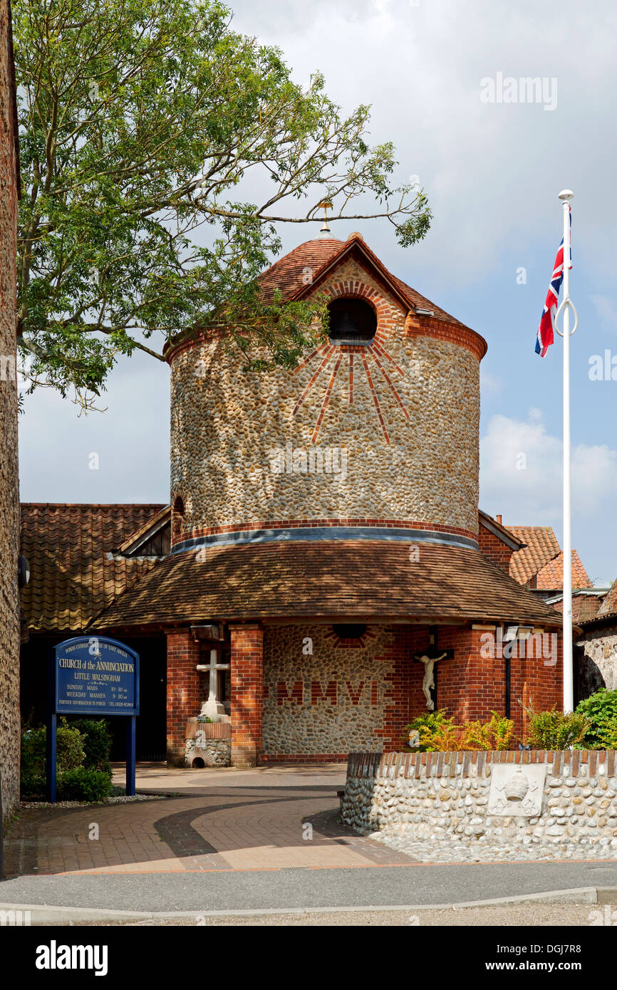 La Chiesa dell'Annunciazione in poco Walsingham. Foto Stock