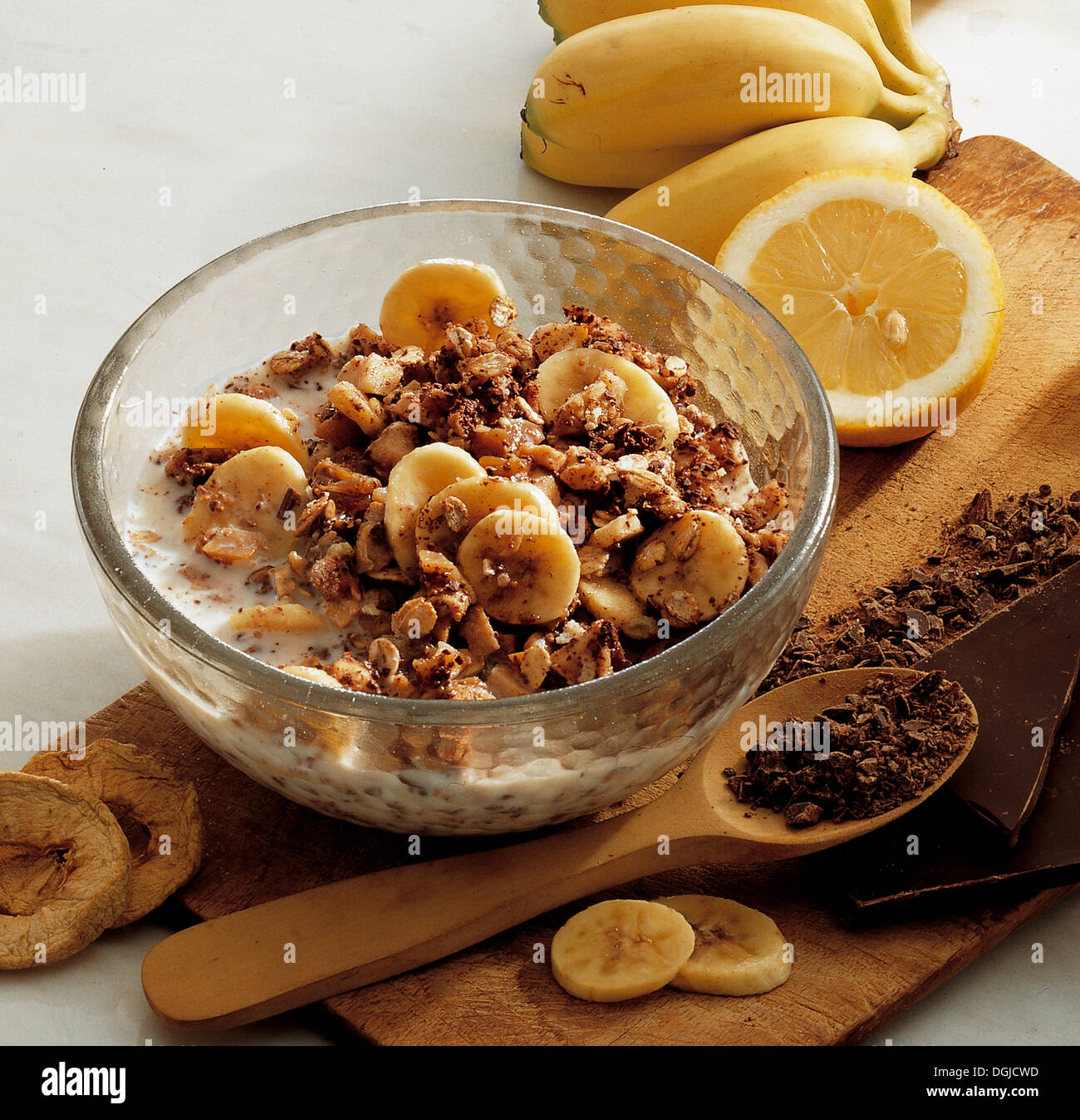 Muesli al cioccolato in stile Vaud, Svizzera. Foto Stock