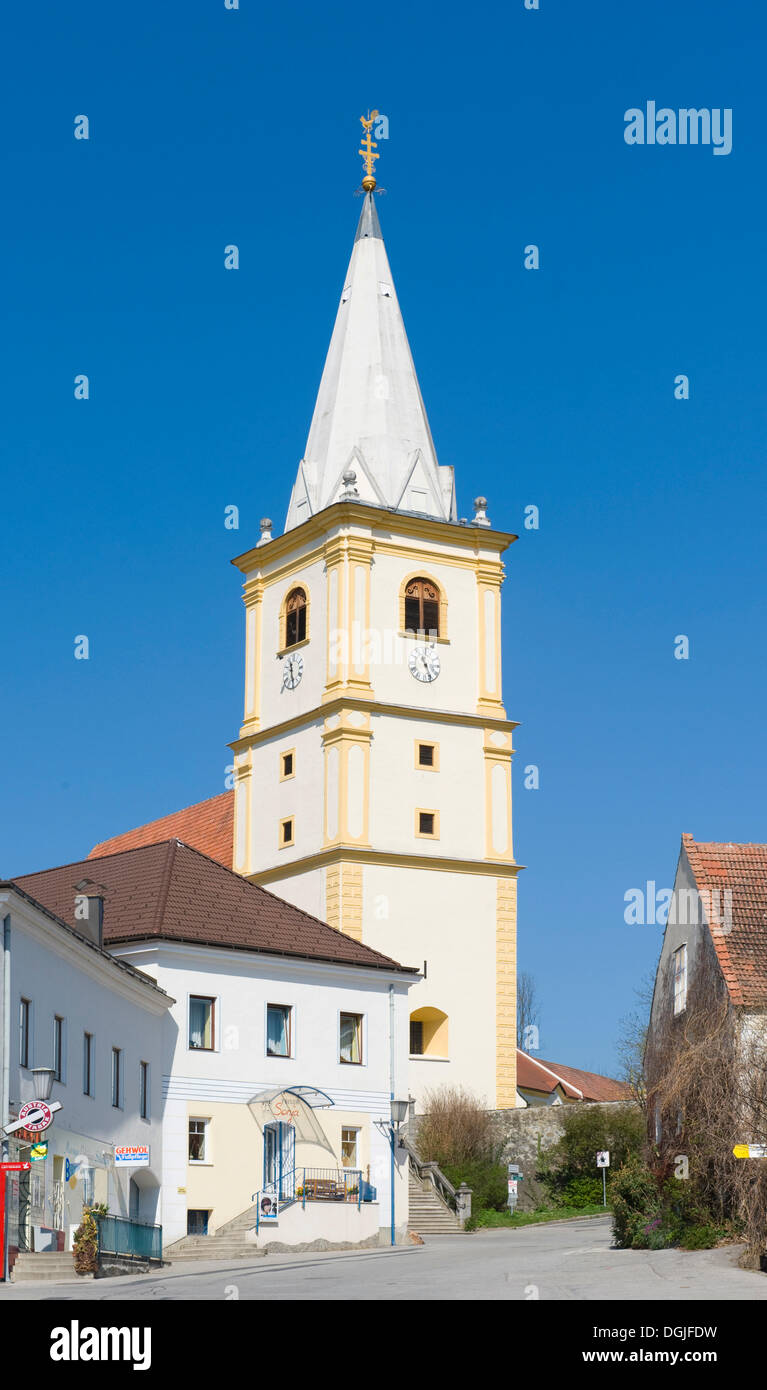 St. Stephen's church, krumbach, bucklige welt, Austria inferiore, Austria, Europa Foto Stock