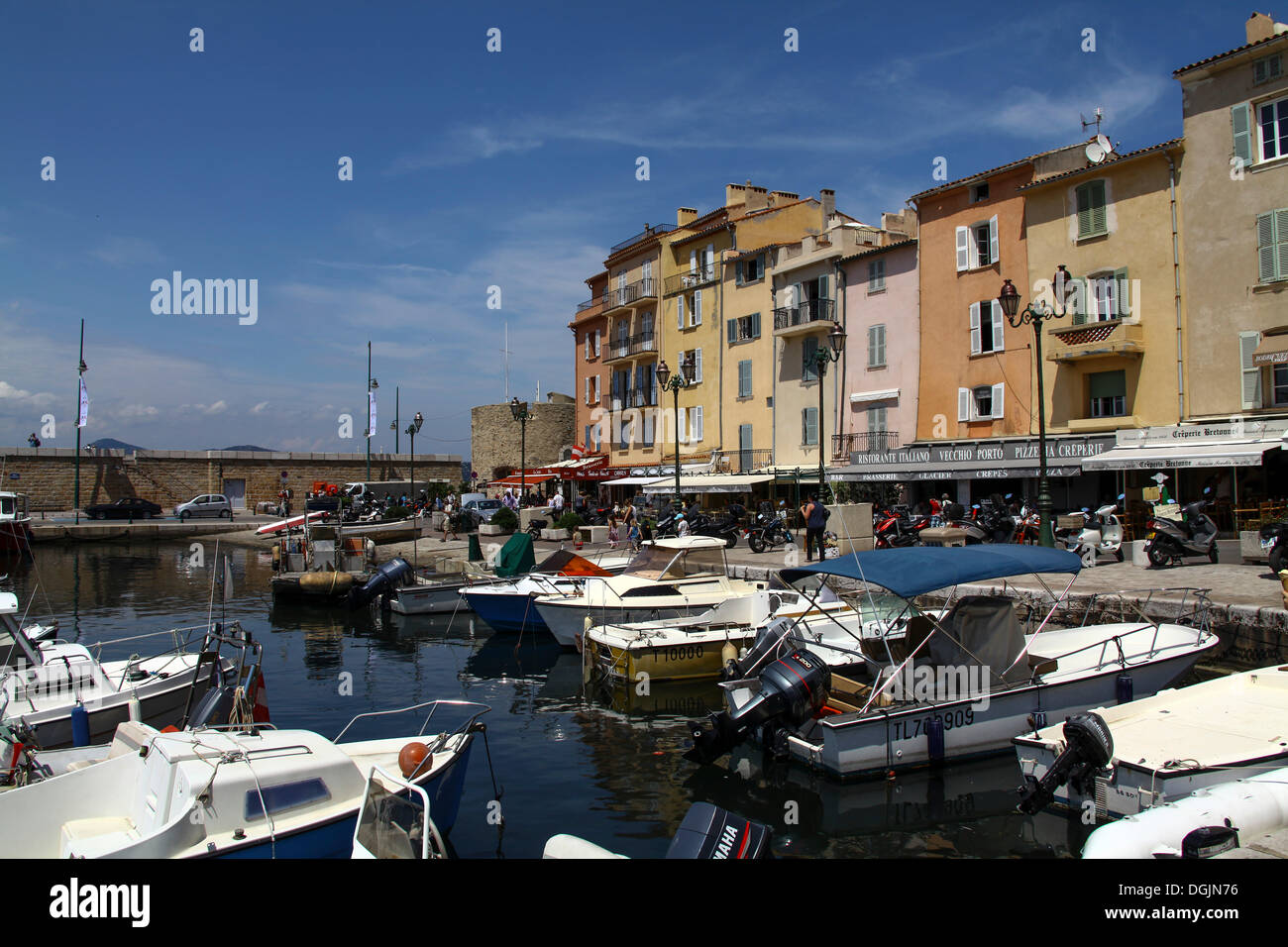 Porto, centro storico, San Tropez, Cote d Azur o Costa Azzurra, Francia, Europa Foto Stock