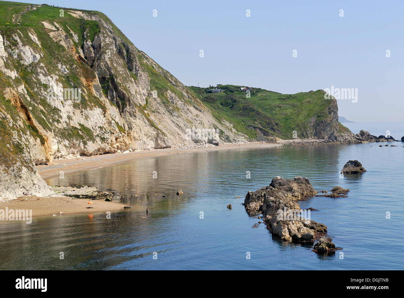 St. Oswald's Bay, Lulworth, Dorset, Inghilterra meridionale, England, Regno Unito, Europa Foto Stock