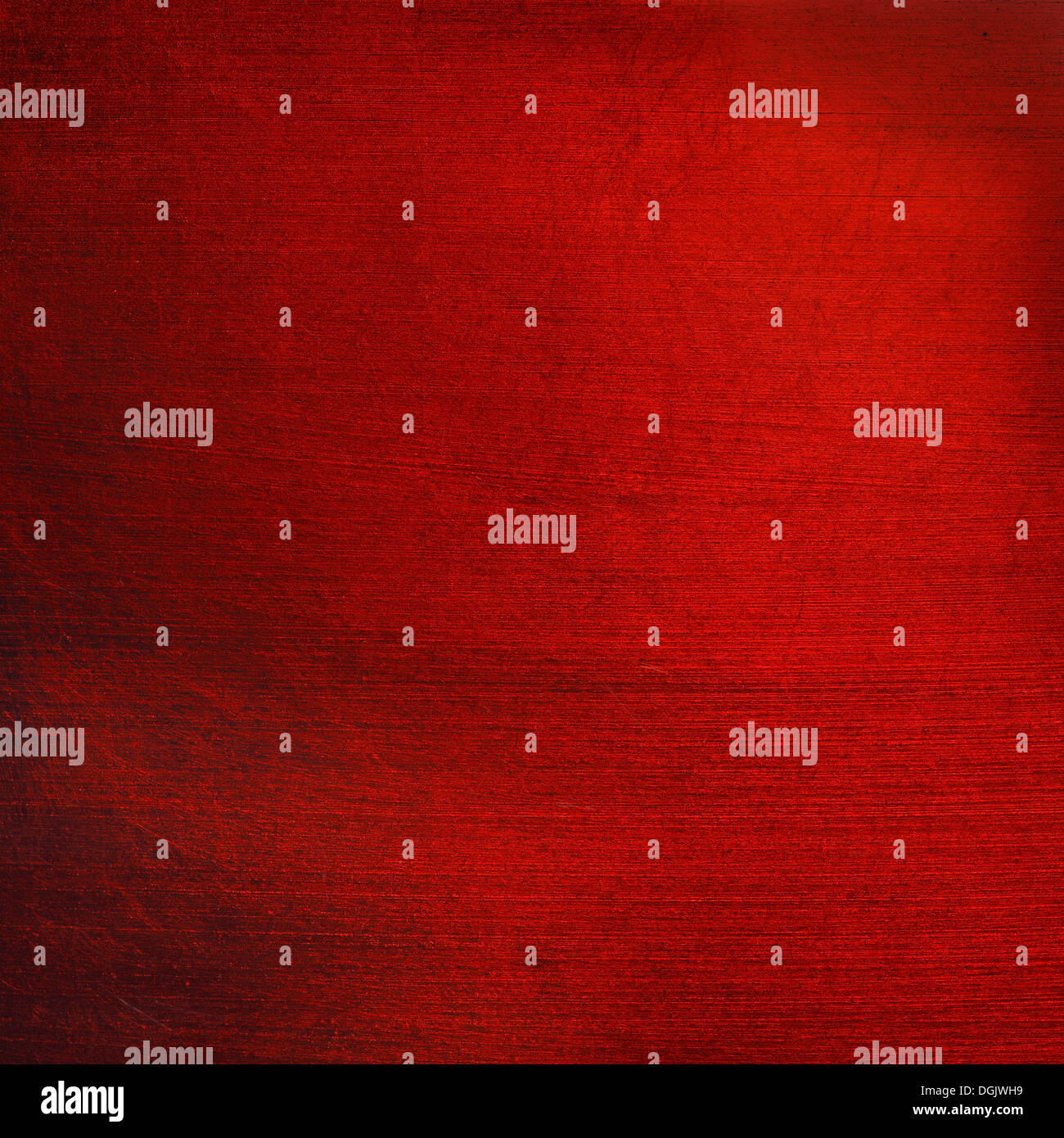 Danneggiato la superficie metallica in colore rosso Foto Stock