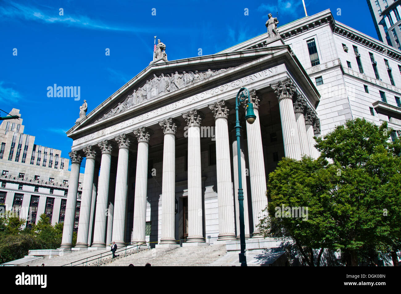 Corte Suprema di New York Foto Stock