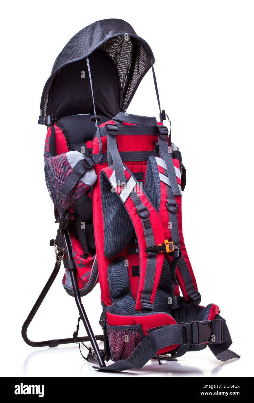 Bella immagine di baby carrier su sfondo bianco Foto Stock