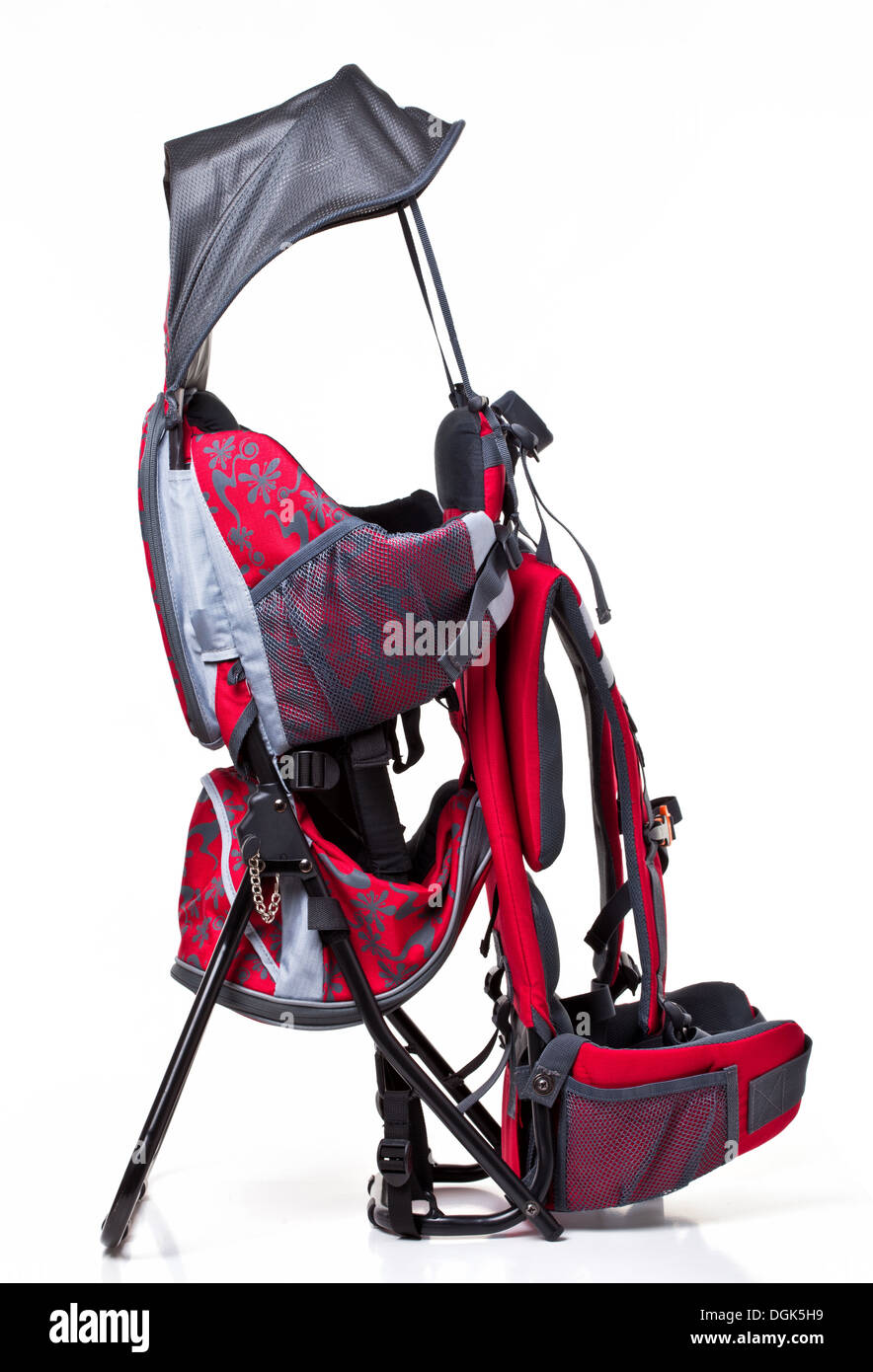 Bella immagine di baby carrier su sfondo bianco Foto Stock