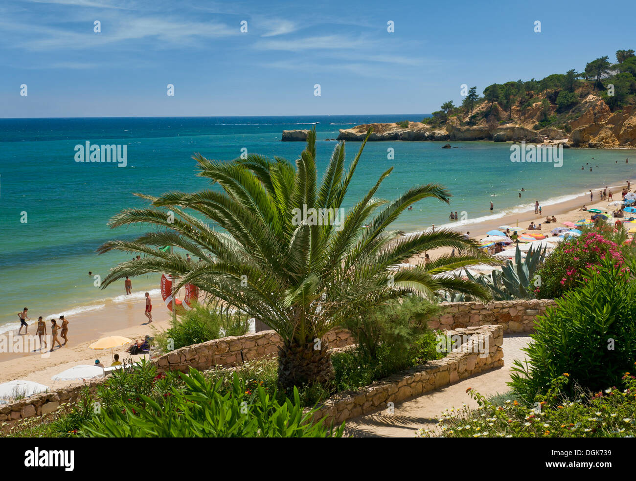 Il Portogallo, Algarve, Praia de Santa Eulalia, nei pressi di Albufeira Foto Stock