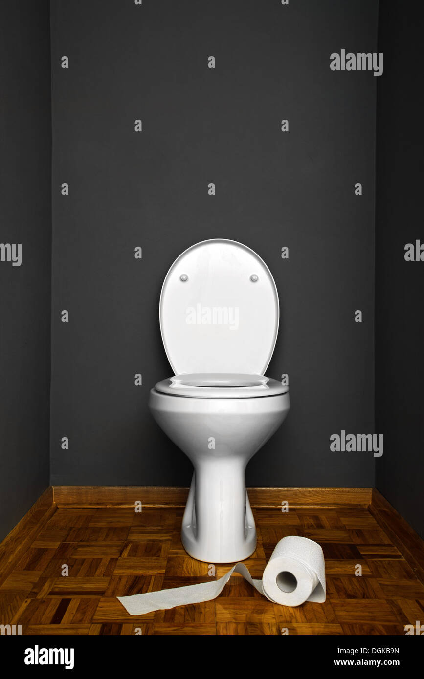 White water in un bagno Foto Stock