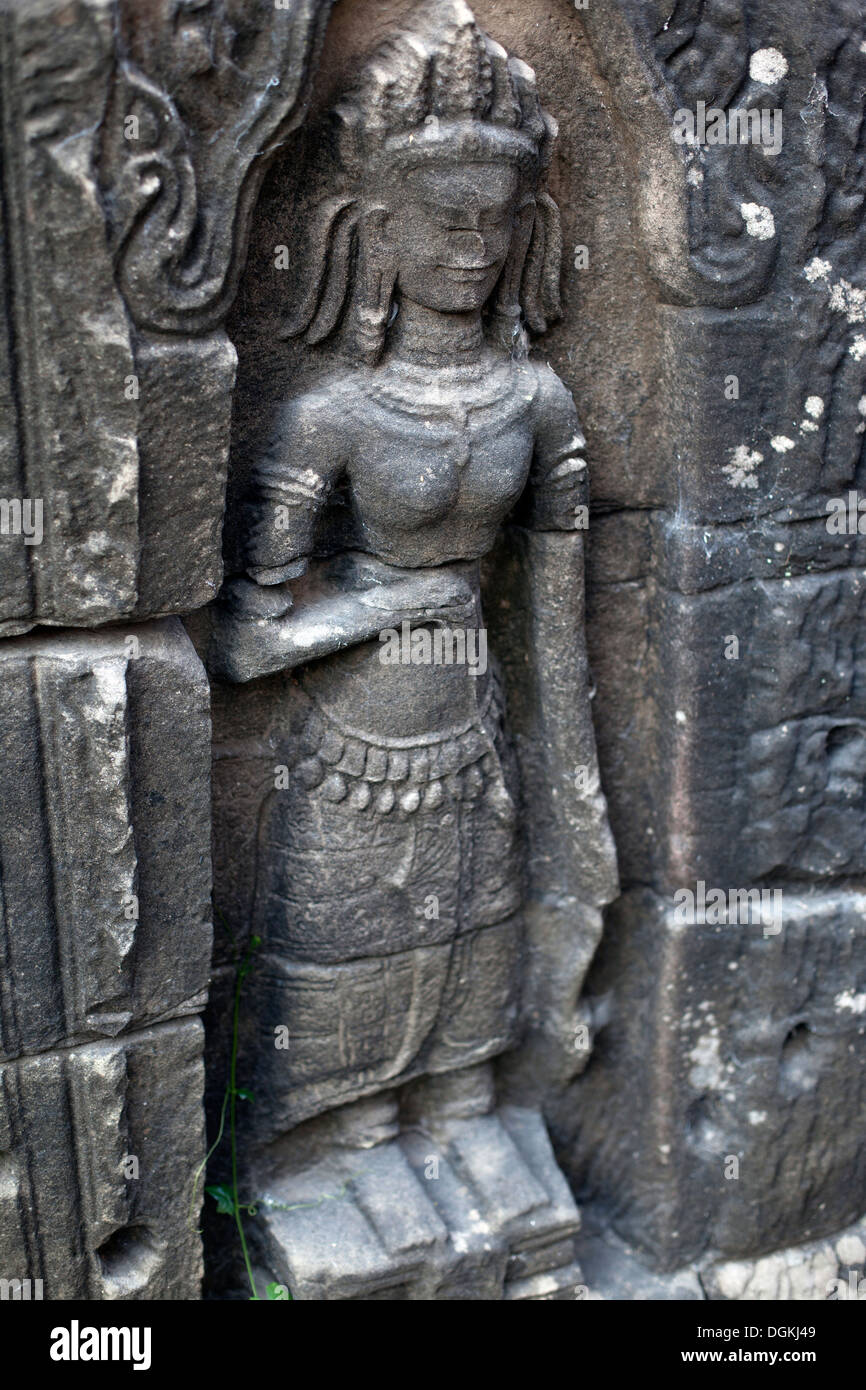 Le antiche rovine di Banteay Chhmar vicino a Battambang, Cambogia. Foto © Dennis Drenner 2013. Foto Stock