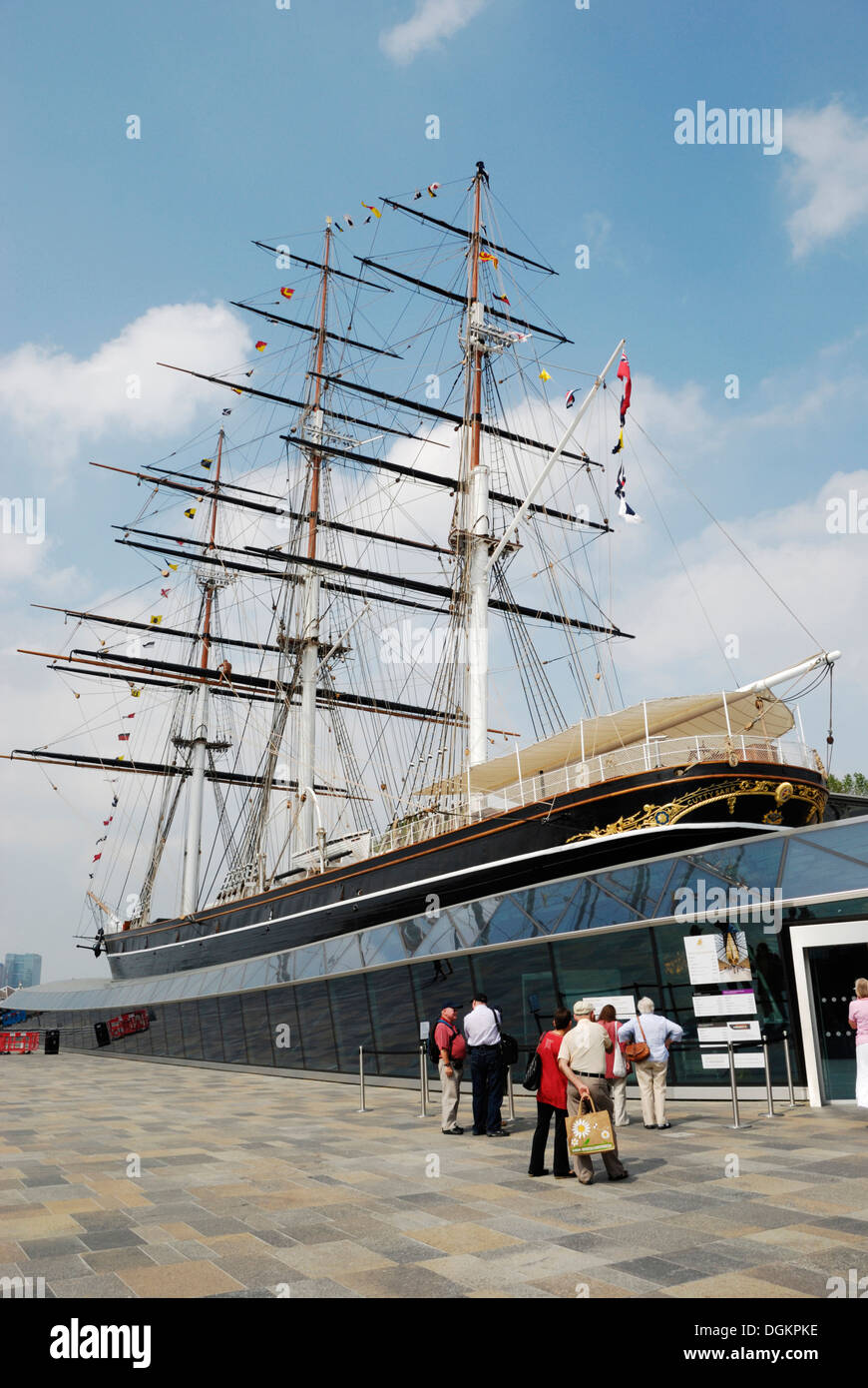 Il Cutty Sark nave dopo la restaurazione della durata di sei anni. Foto Stock