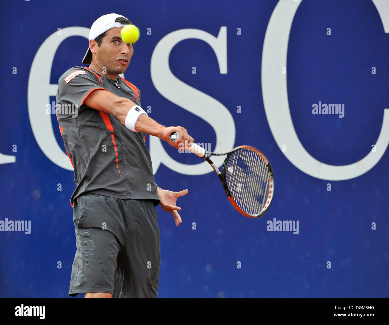 Albert MONTANES, Spagna, tornando, ATP torneo di tennis Mercedes Cup 2010, Weissenhof di Stoccarda, Baden-Wuerttemberg Foto Stock