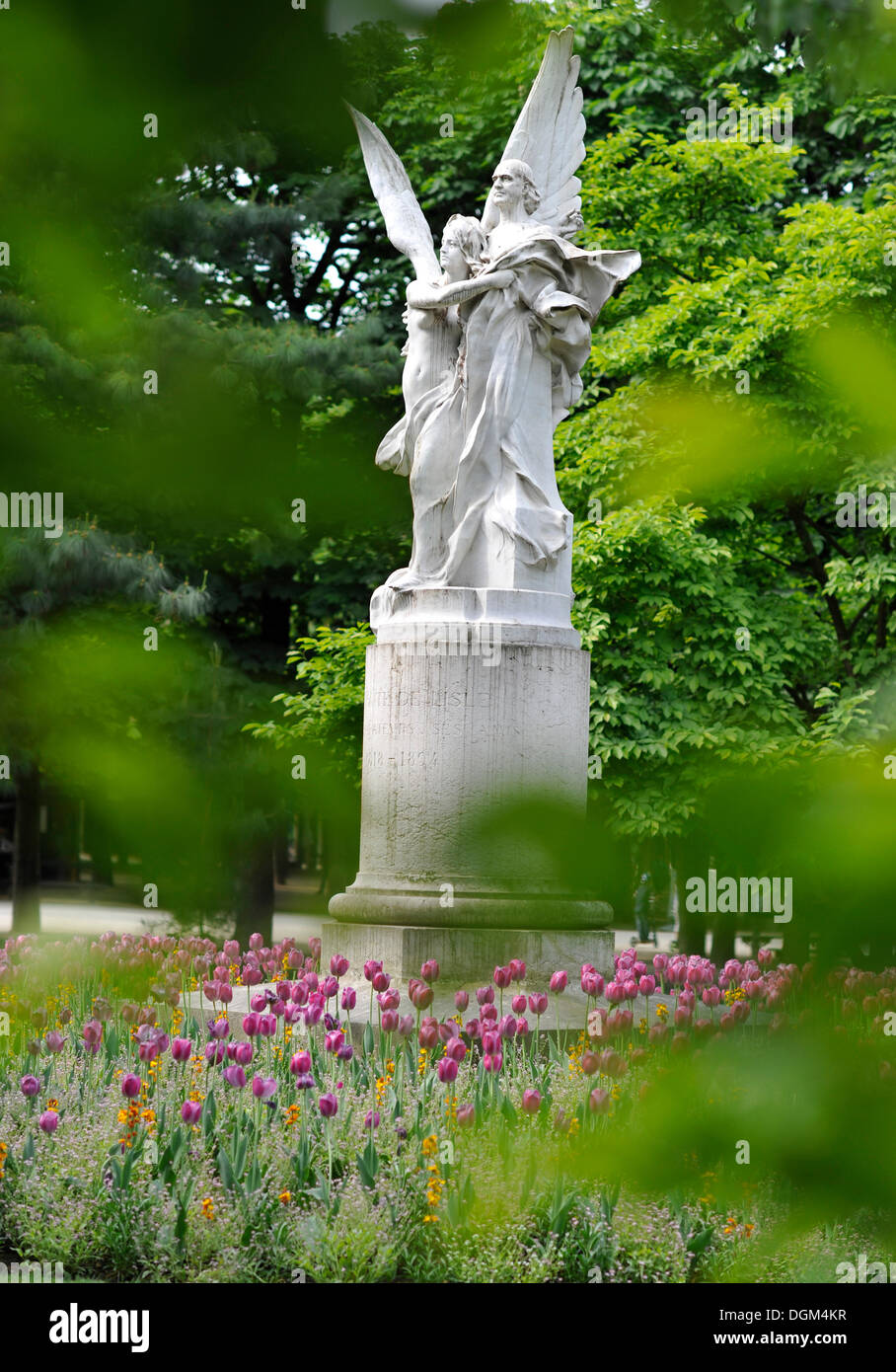 Leconte de Lisle statua da Denys Puech, dal giardino del Lussemburgo, Parigi, Francia, Europa Foto Stock