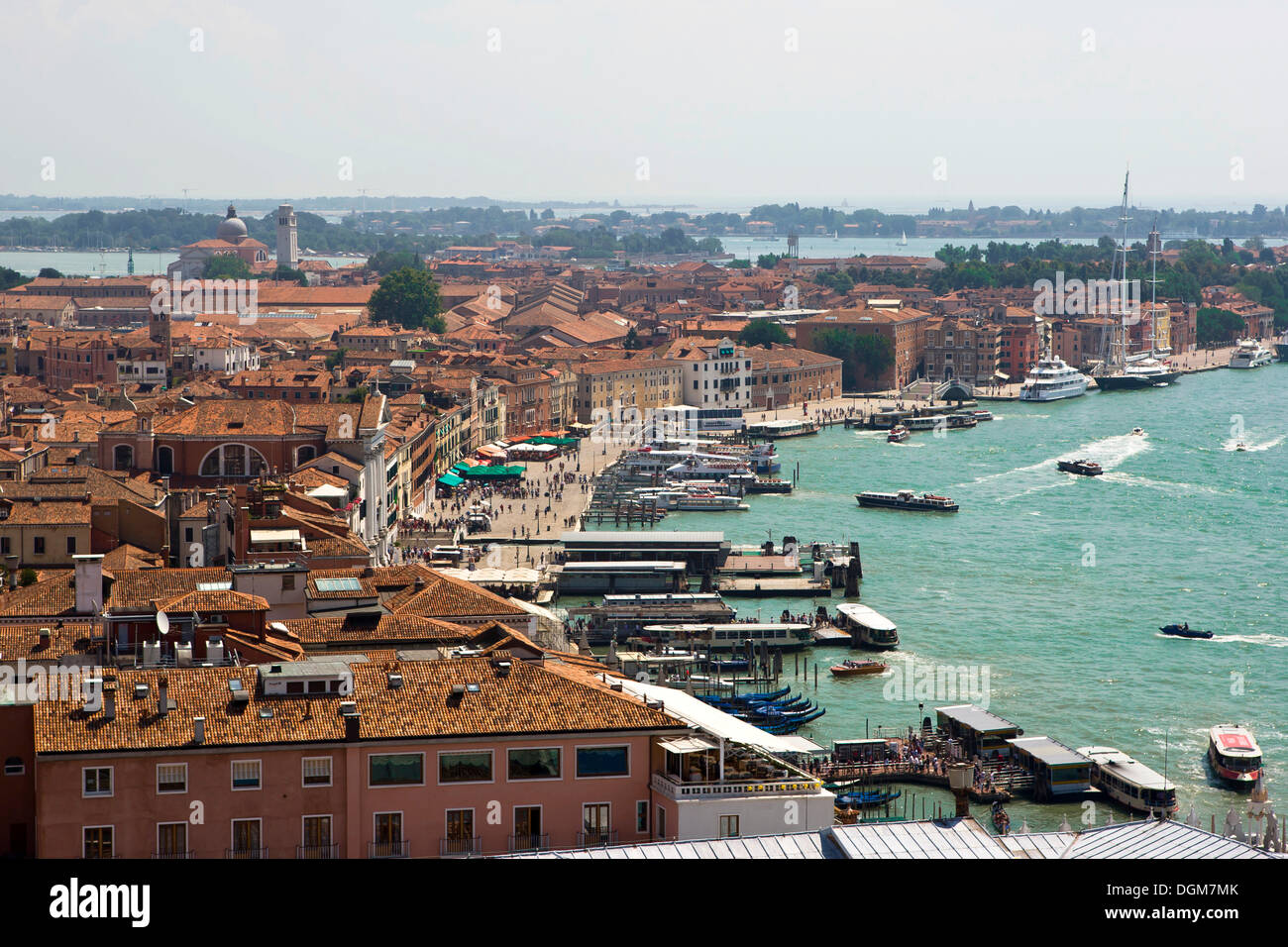 Vista panoramica di venezia, Italia e Europa Foto Stock