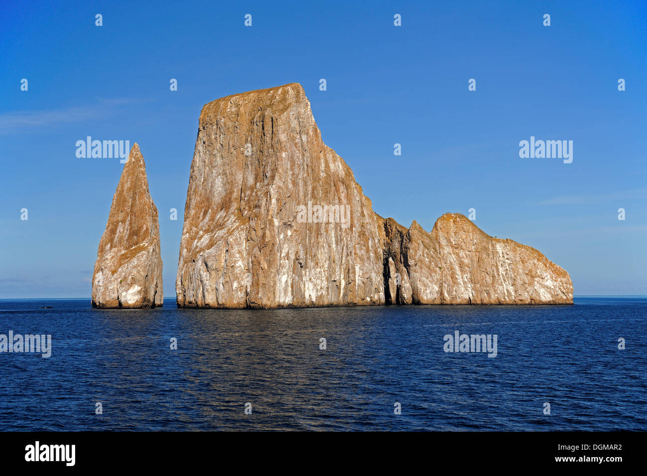 Kicker Rock, vicino a San Cristobal Island, Isole Galapagos, patrimonio Unesco, Ecuador, Sud America Foto Stock