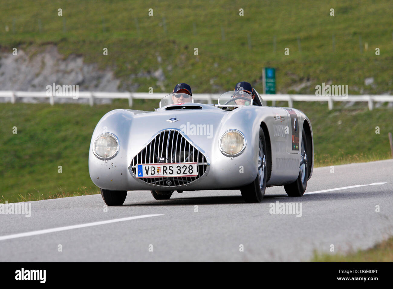 Veritas RS, costruita nel 1948, Nockalmstrasse, Ennstal Classic Vintage 2010 auto da rally, Groebming, Stiria, Austria, Europa Foto Stock