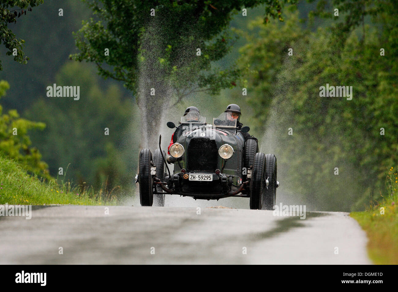 Auto d'epoca, Talbot Darracq Auto sportiva, costruito nel 1932, al Ennstal Classic 2012 classic car rallye, Gröbming, Stiria Foto Stock