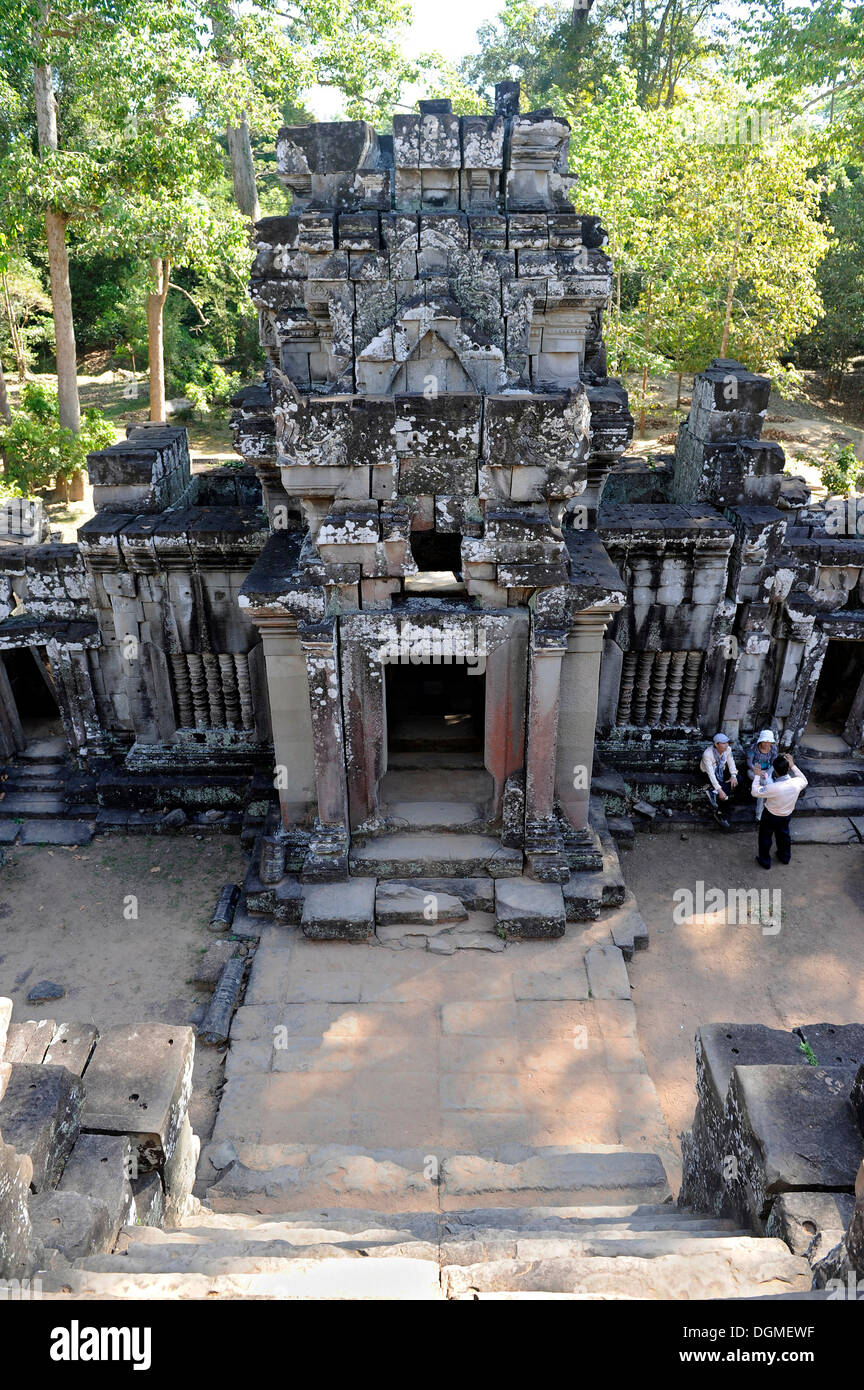 Gopuram del tempio di Ta Keo, Angkor, Sito Patrimonio Mondiale dell'UNESCO, Siem Reap, Cambogia, Asia sud-orientale, Asia Foto Stock