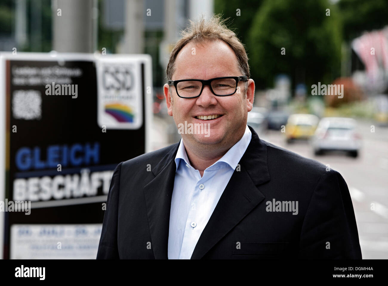 Harald Cristo, gay-imprenditore da Berlino, Stoccarda, Baden-Wuerttemberg Foto Stock