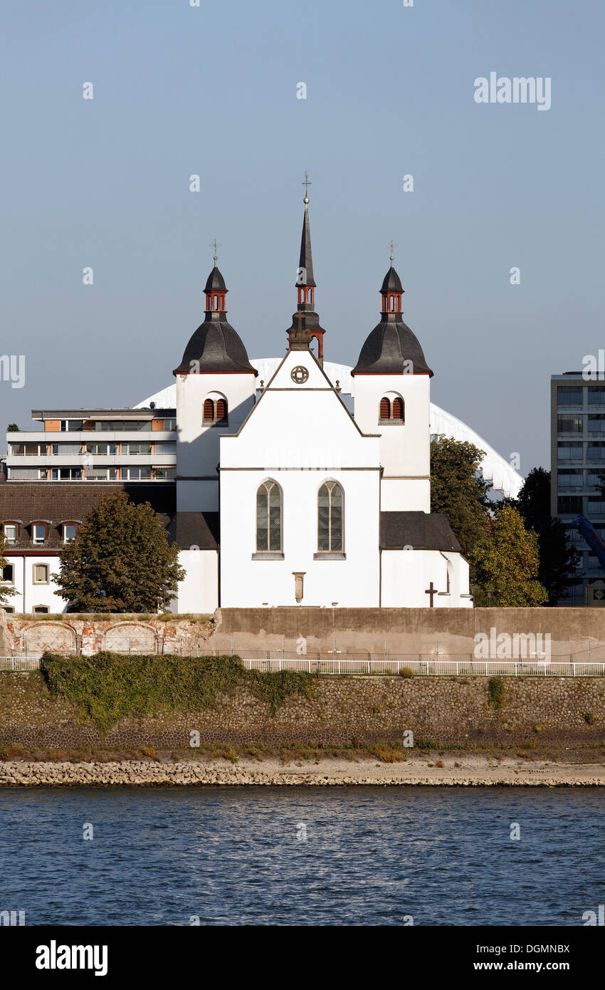 Chiesa di Alt St. Heribert, ex chiesa abbaziale, Cologne-Deutz, Renania settentrionale-Vestfalia Foto Stock