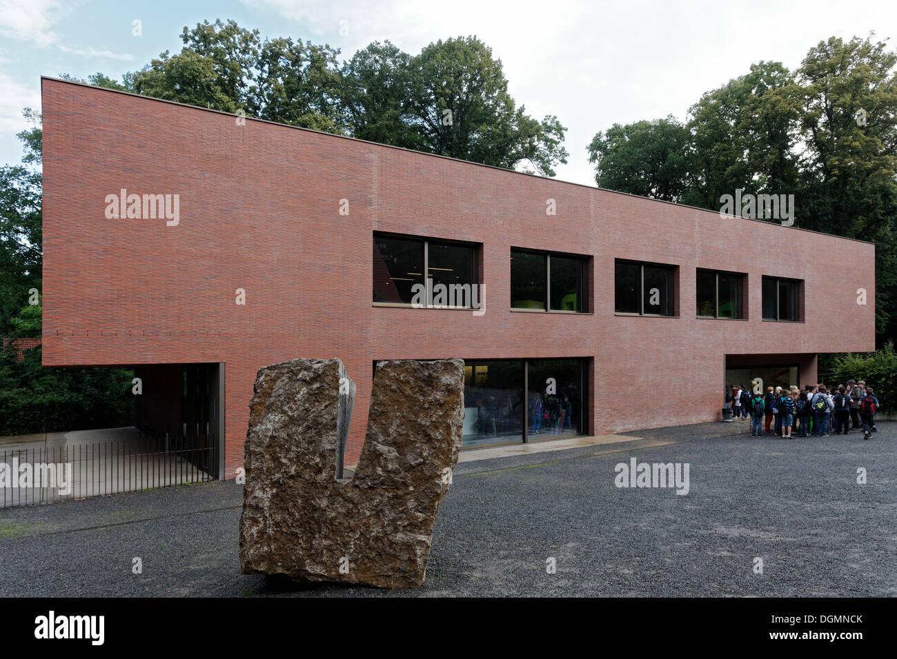 Visitor Center, varo battaglia o la battaglia della foresta di Teutoburgo, Kalkriese museo e parco, Osnabruecker regione di terra Foto Stock