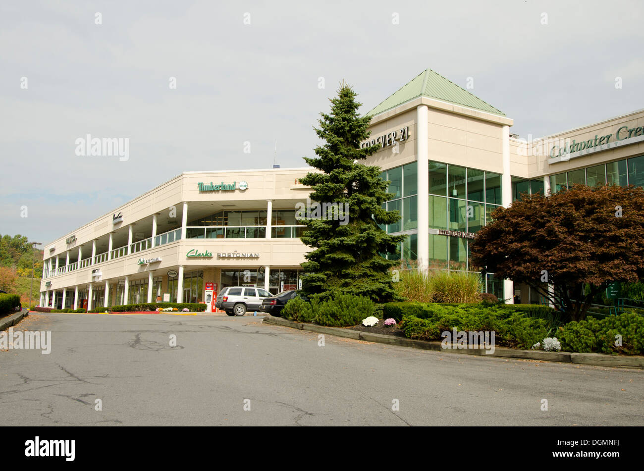 Gli attraversamenti Premium Outlets in Pocono. In Pennsylvania. Stati Uniti d'America Foto Stock