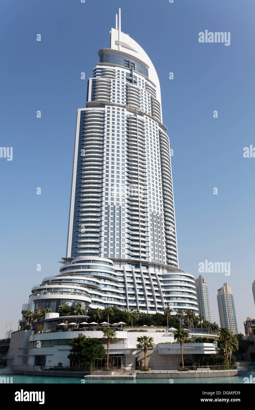 L'indirizzo, un hotel di lusso, Dubai, Emirati Arabi Uniti, Medio Oriente e Asia Foto Stock
