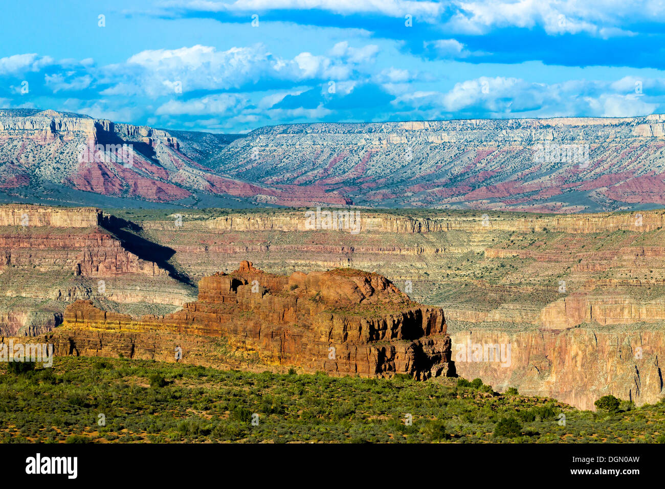 West Rim del Grand Canyon. Foto Stock