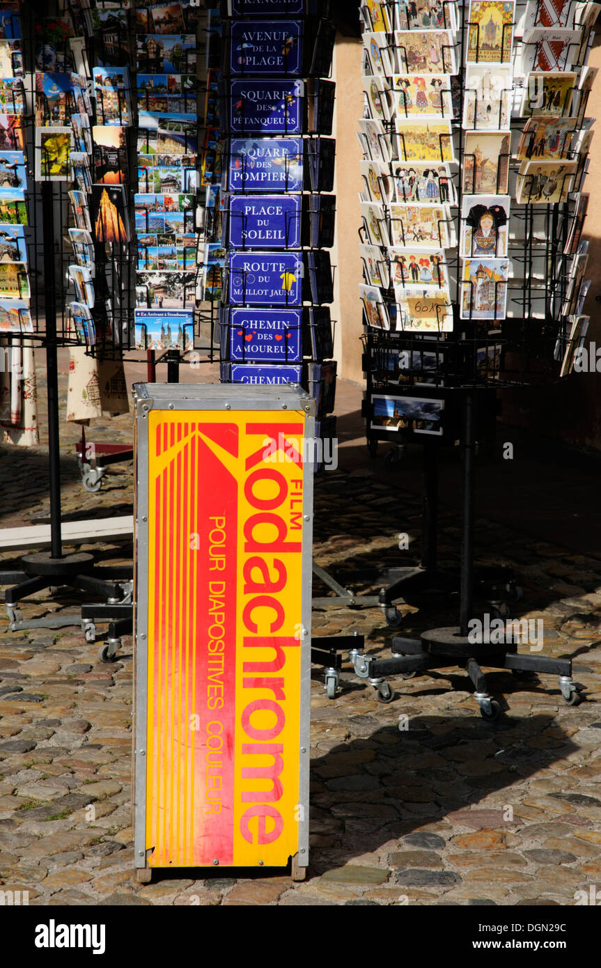 Un vecchio annuncio per Kodachrome pellicola diapositiva Foto Stock