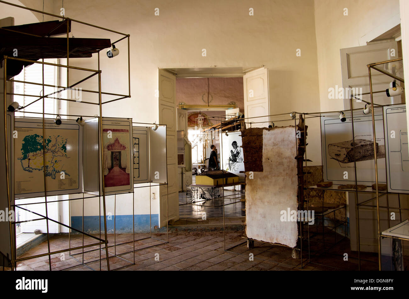 Museo de Arquitectura, presentazione di classe superiore architettura domestica del XVIII e XIX secolo, edifici costruiti nel 1738 Foto Stock