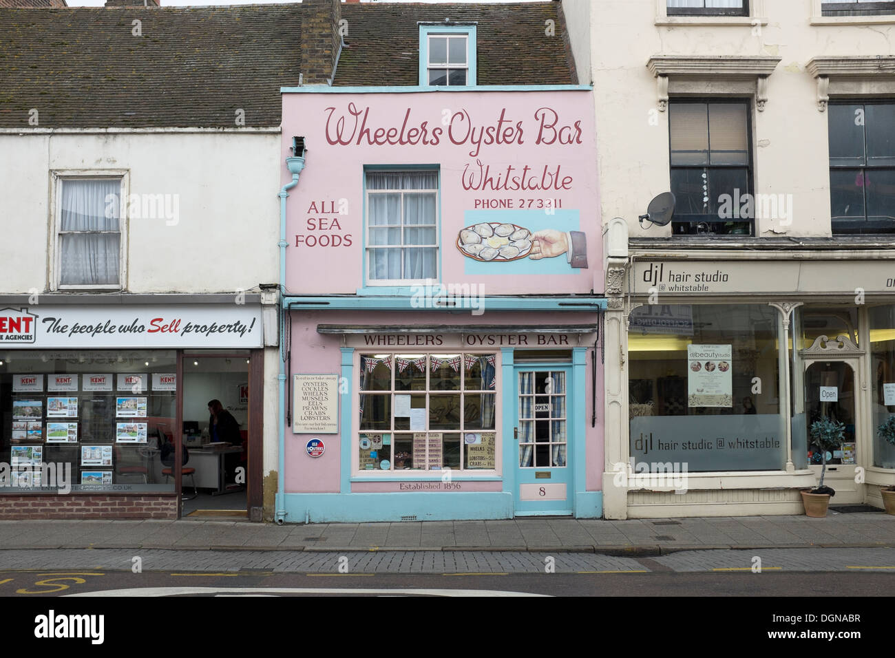 Wheelers Oyster Bar Whitstable Foto Stock