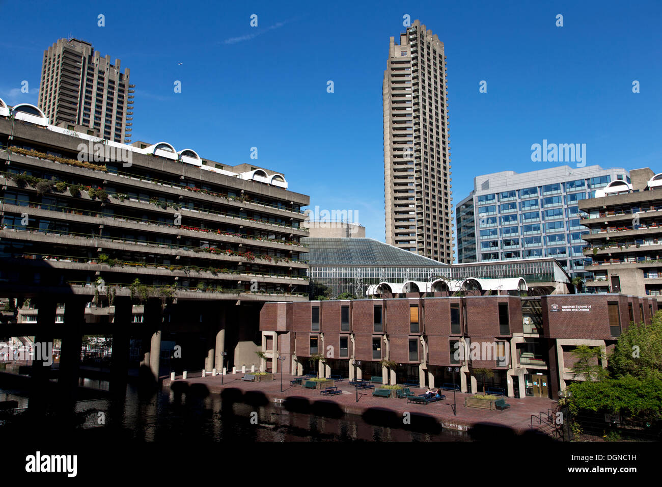 Guildhall School of Music and Drama, il Barbican Centre di Londra, Inghilterra, Regno Unito. Foto Stock