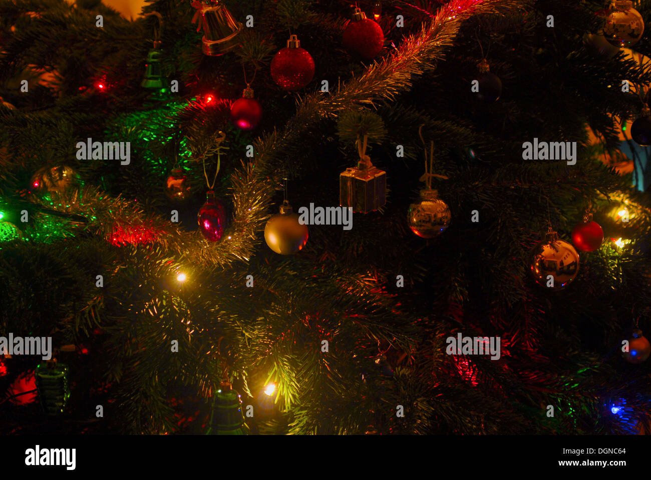 Decorazione per albero di Natale tradizioni familiari home Foto Stock