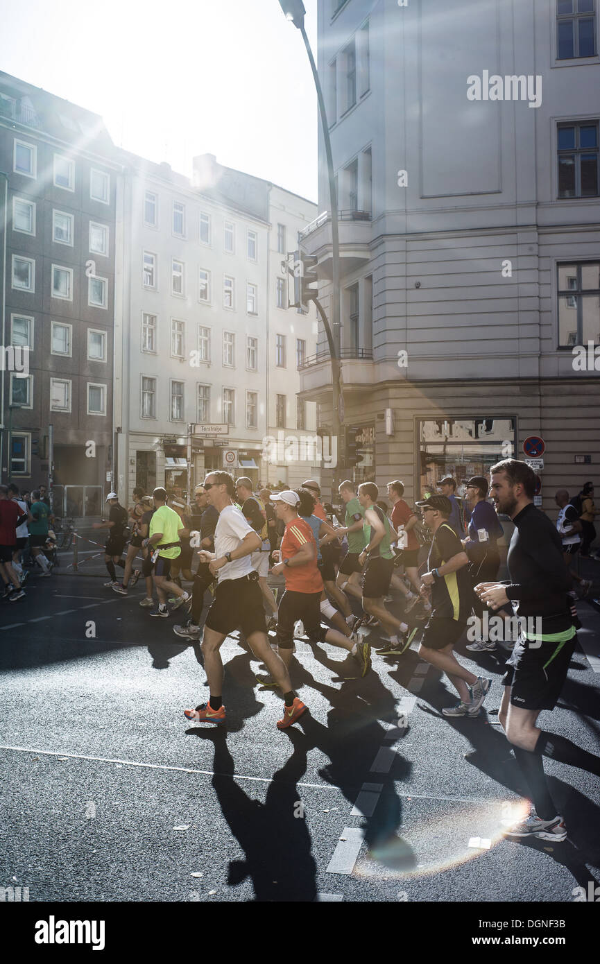 Berlino, Germania, la maratona di Berlino Foto Stock