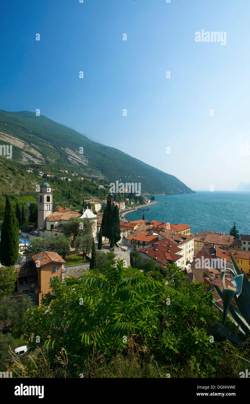 A Torbole sul lago di Garda, Trentino, Italia, Europa Foto Stock