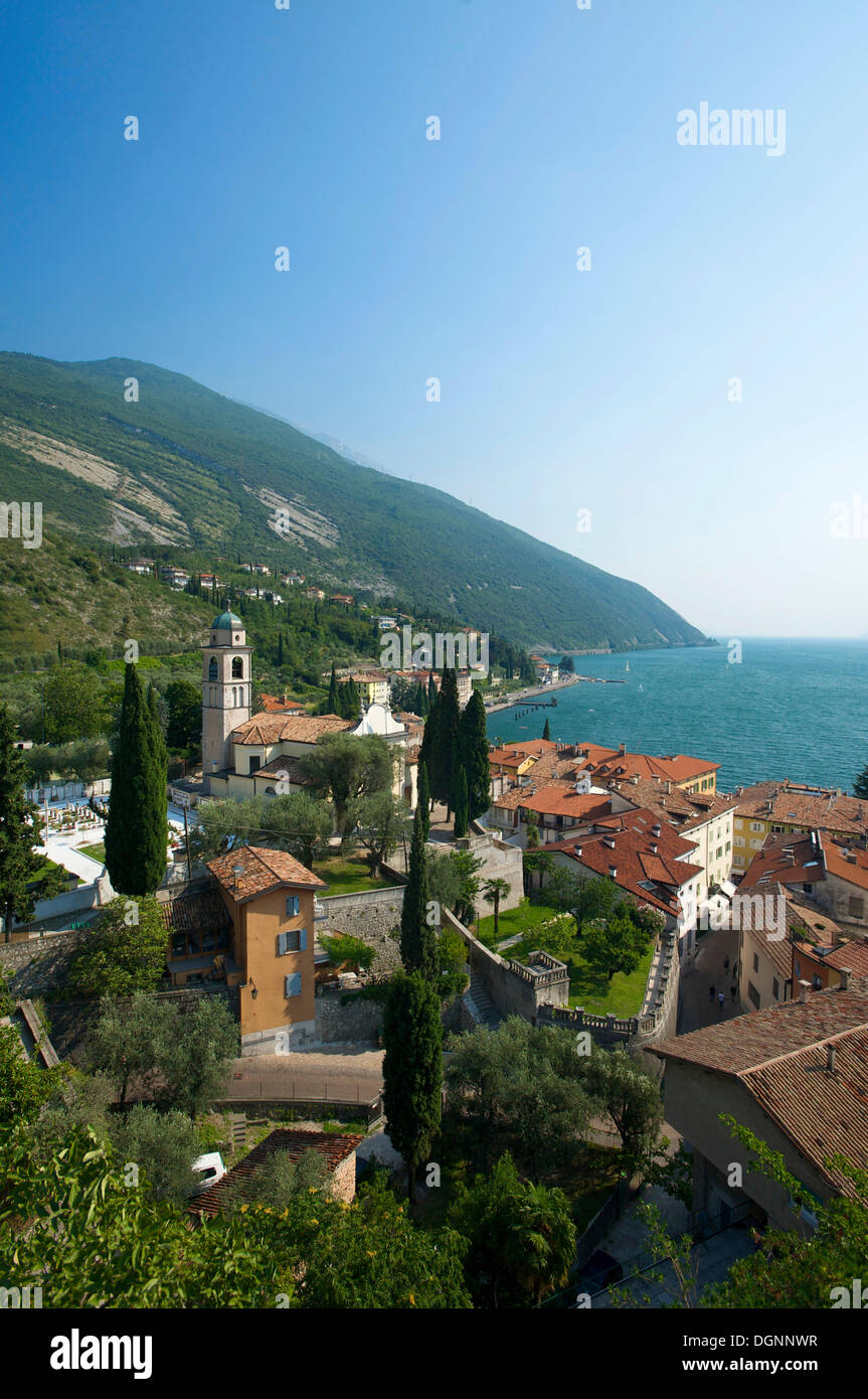 A Torbole sul lago di Garda, Trentino, Italia, Europa Foto Stock