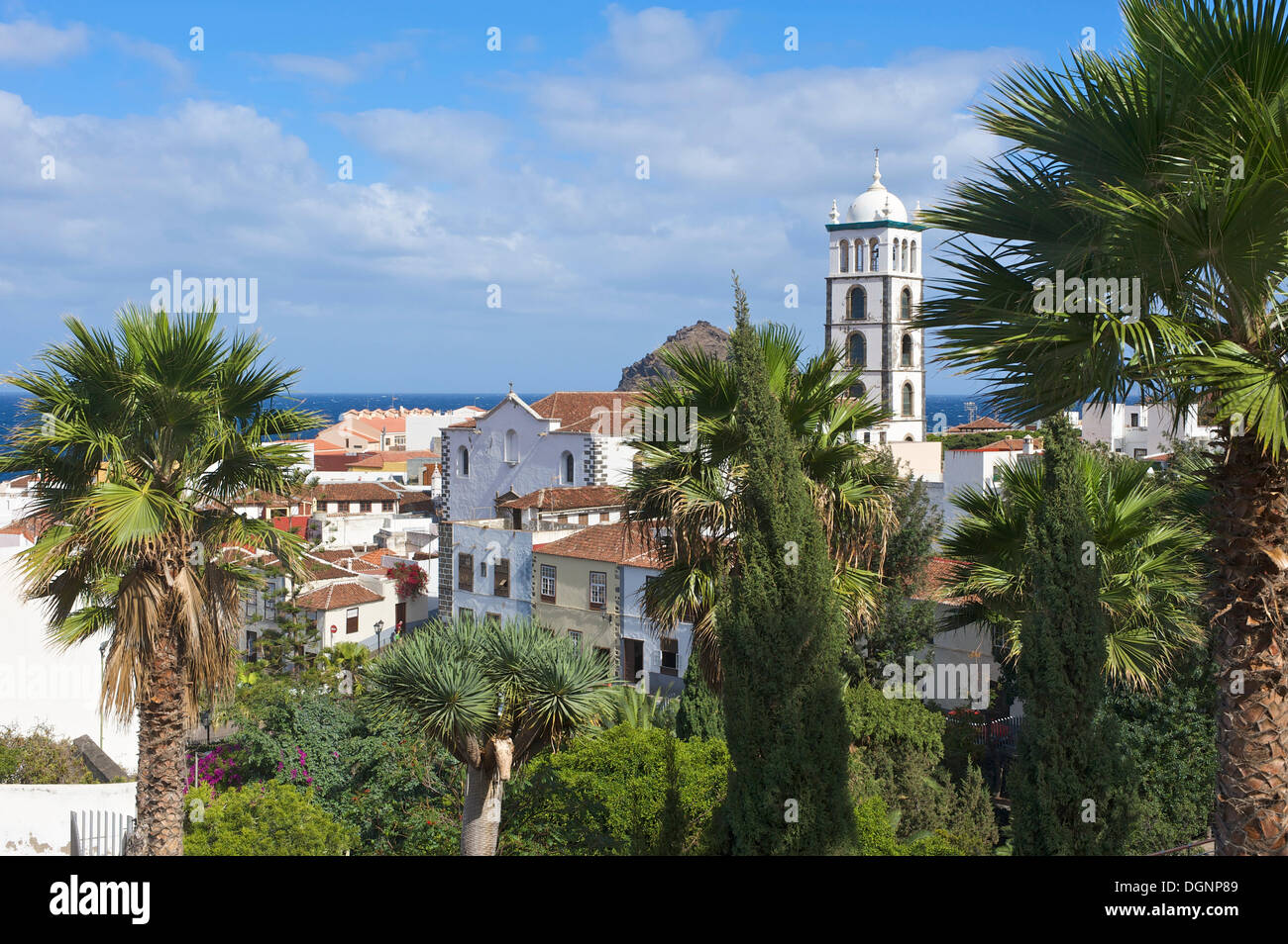 Vecchia città di Garachico, Tenerife, Isole Canarie, Spagna, Europa Foto Stock