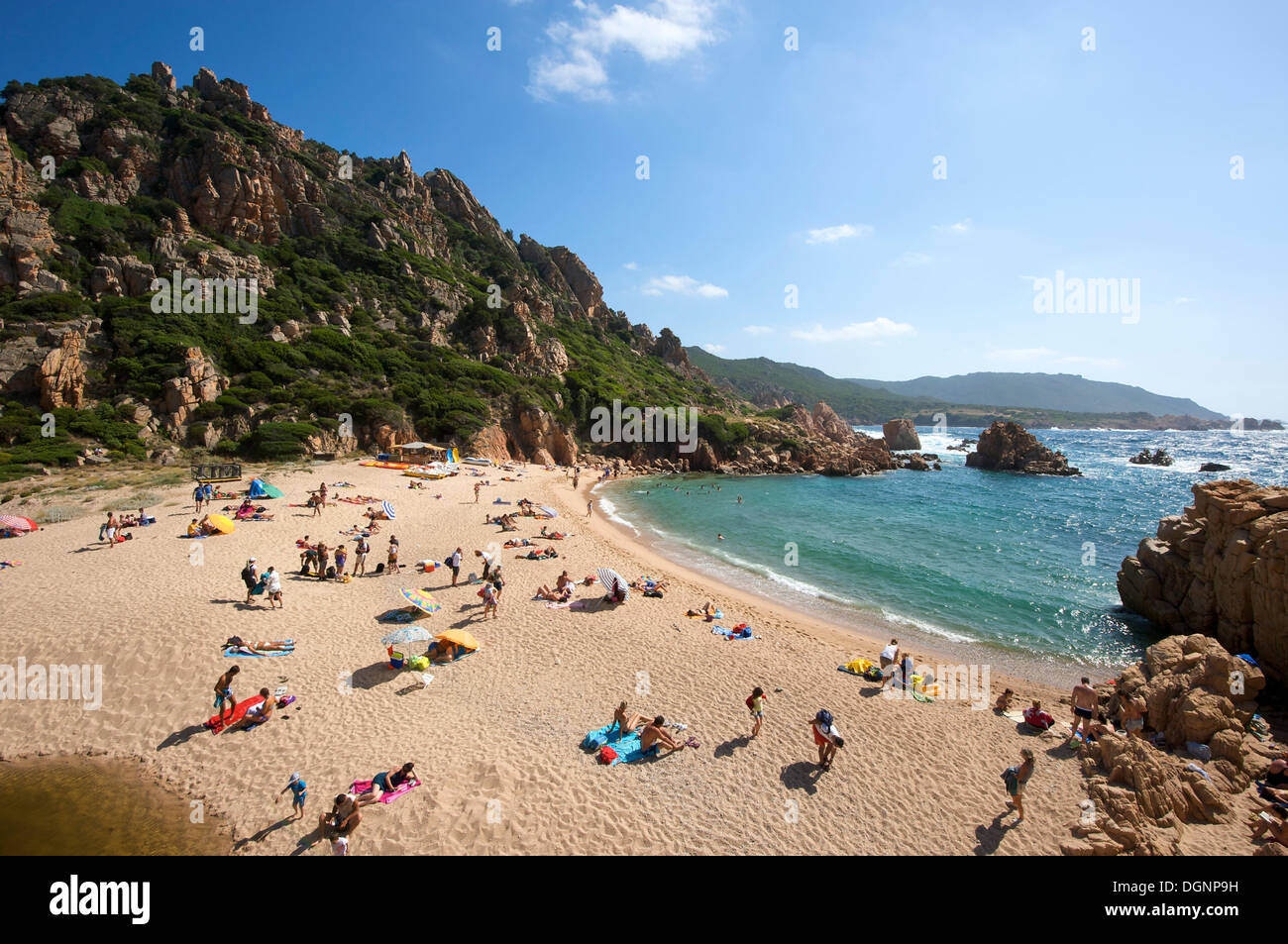 Spiaggia Li Cossi, Costa Paradiso, Sardegna, Italia, Europa Foto Stock