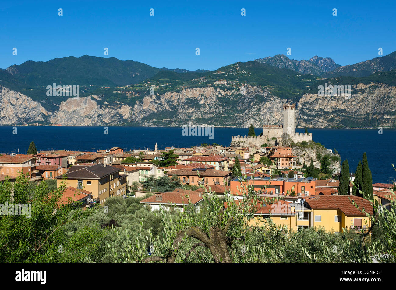 Malcesine, Lago di Garda, Italia, Europa Foto Stock