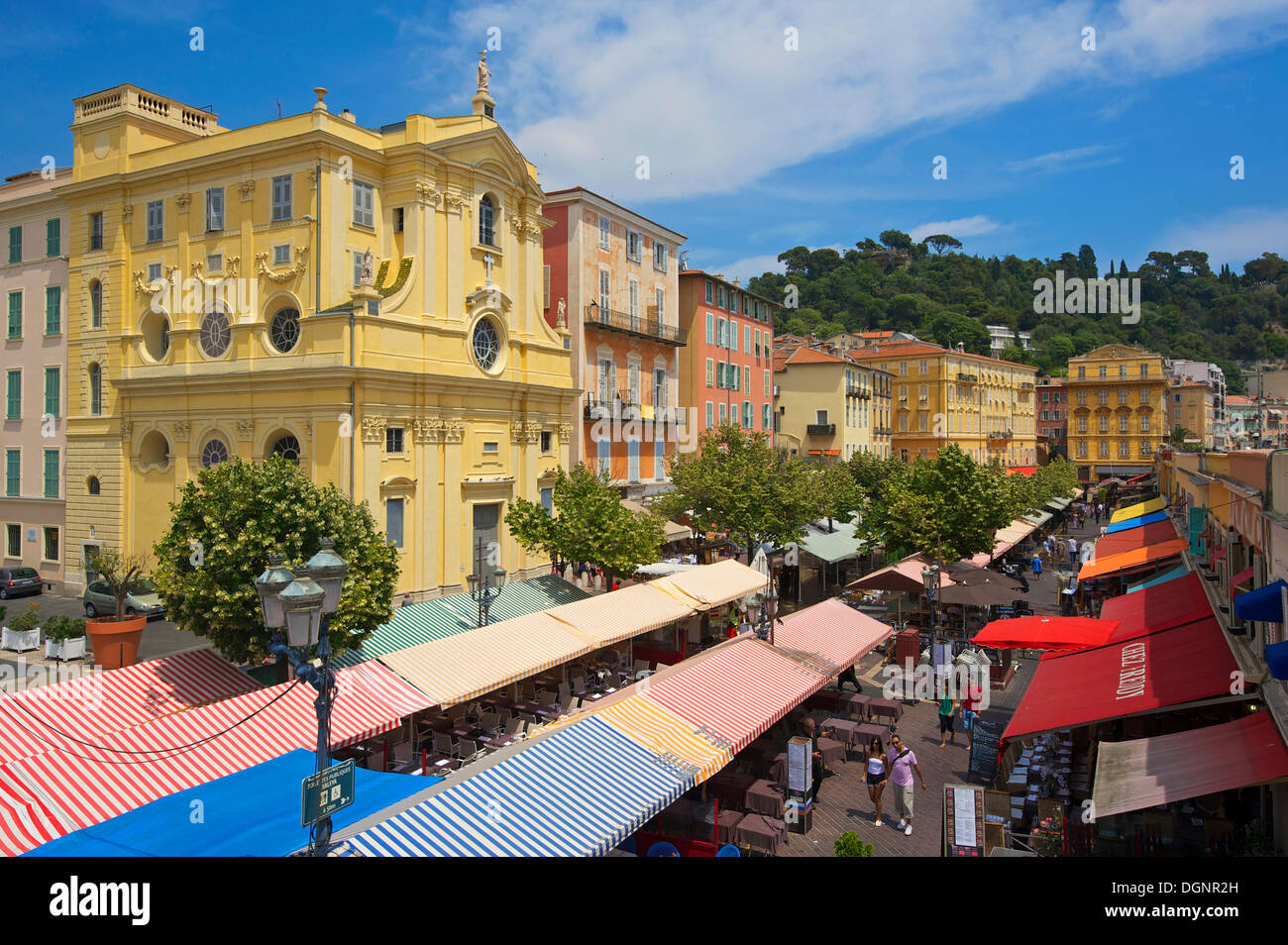 Place Charles, città vecchia, Nizza, Riviera Francese, Alpes-Maritimes, Provence-Alpes-Côte d'Azur, in Francia Foto Stock