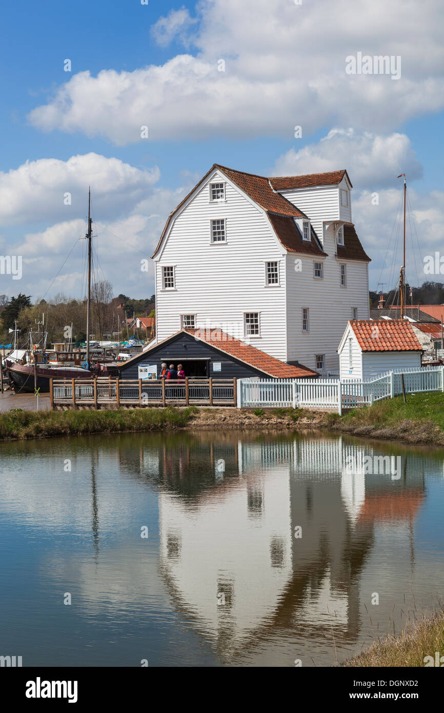 Inghilterra, East Anglia, Suffolk, Woodbridge, Il Mulino di marea Museum Foto Stock