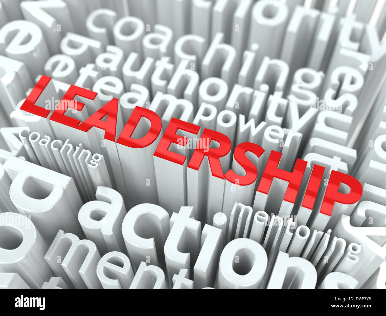 Il concetto di leadership. Foto Stock