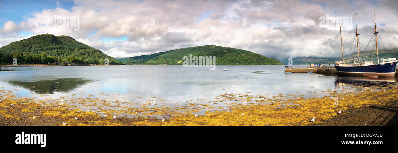 Museo marittimo nel porto di Inveraray su Loch Fyne, Argyll, Scotland, Regno Unito, Europa Foto Stock
